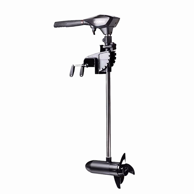 海伯电动推进器橡皮艇海水淡水皮划艇船用马达螺旋桨12V船外机