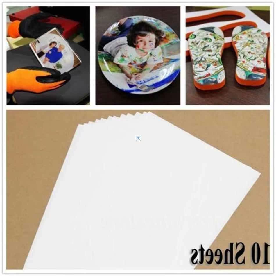 新品100pcs DIY TShirt A4 Transfer Paper Iron On Heat Press P