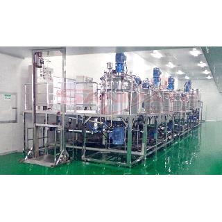 BB霜隔离霜粉底气垫雪花膏真空均质乳化机带搅拌均质真空乳化罐