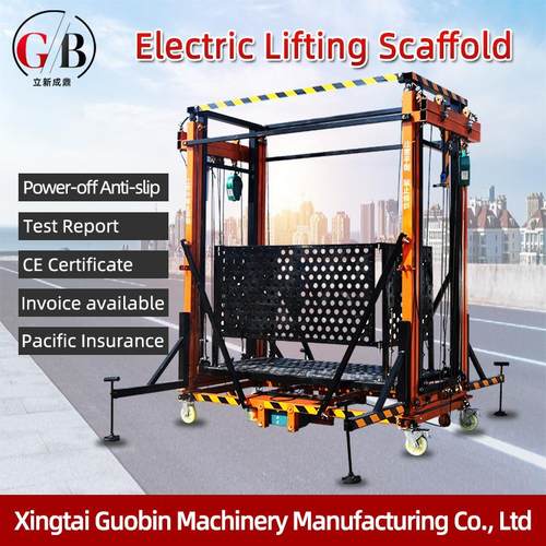 NewelectricliftingscaffoldRemotecontrolclimbingplatfo