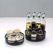 Duty Turntable Round Adjustable Heavy Spice Rack
