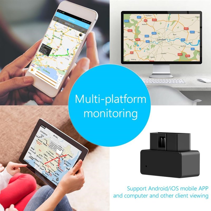 OBD II GPS Tracker Car G 16 Pin OBD2 Tracking Device Rastrea