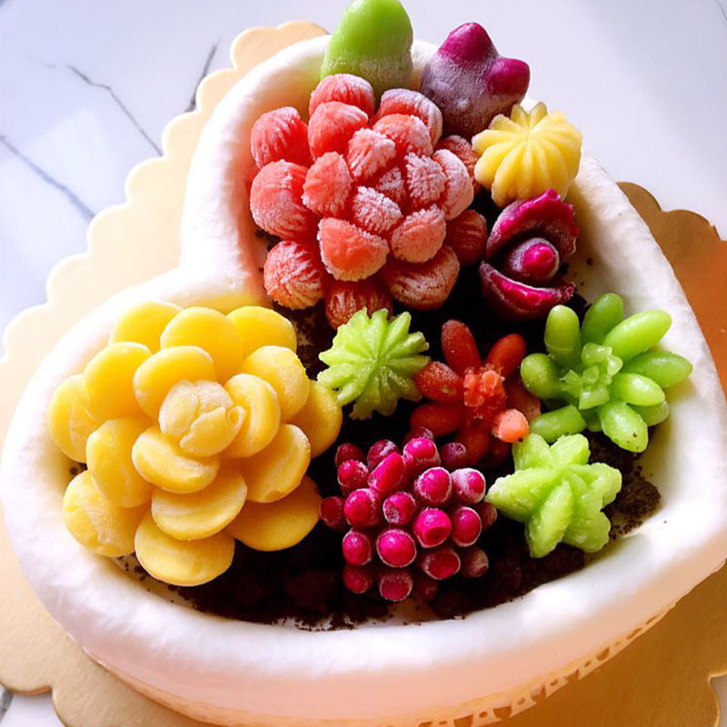 Succulent Plant Candle Mold DIY Simulation Cactus Silicone M