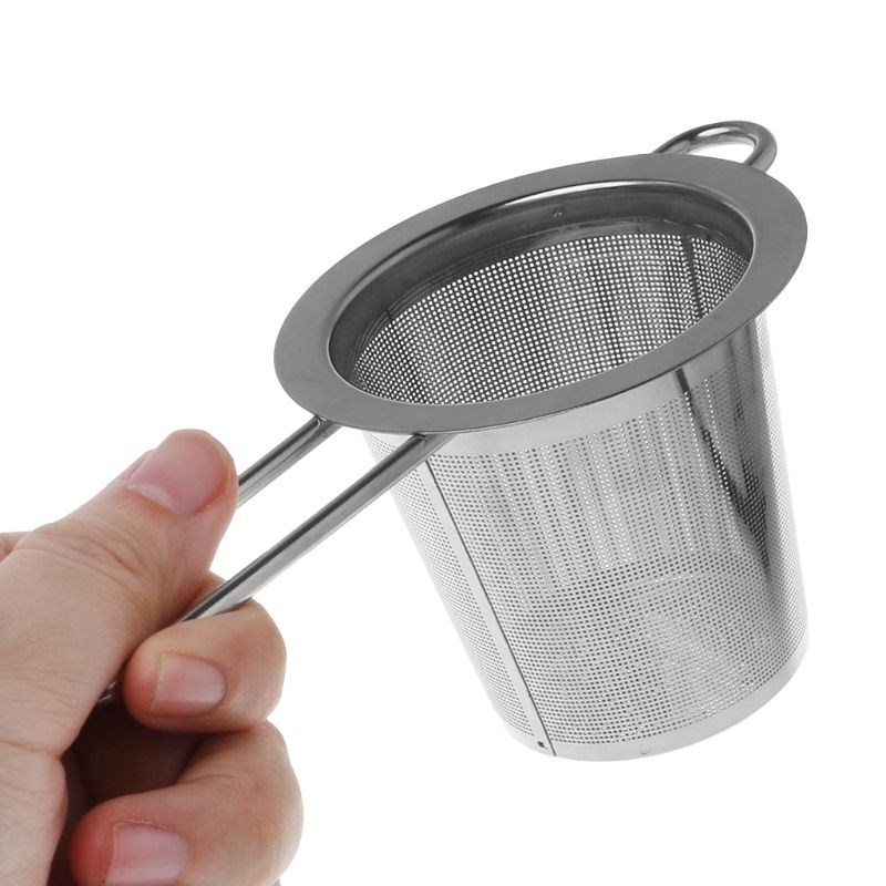 Reusable Mesh Tea Infuser Stainless Steel Strainer Loose Lea
