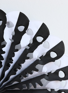 Halloween 3D Decor Paper Pendant Pumpkin Bat Wreath Haloween