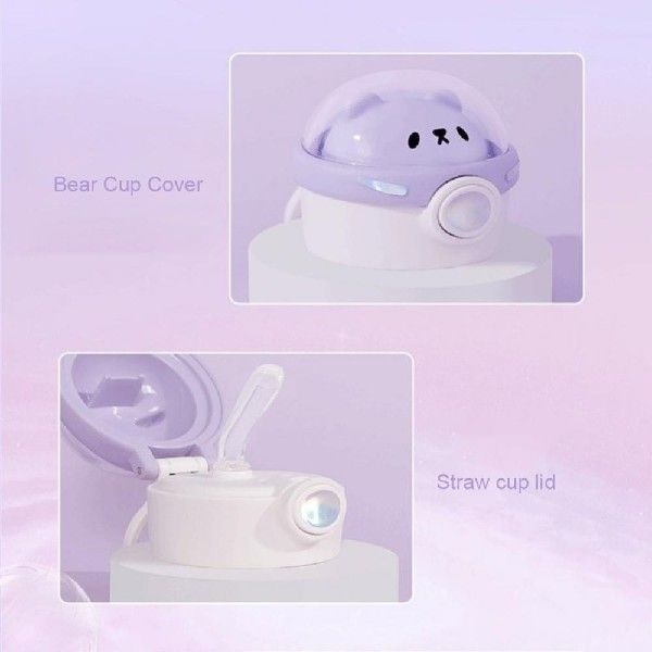 Water Bottle 360 Degree Leak-proof Seal Long-term Heat