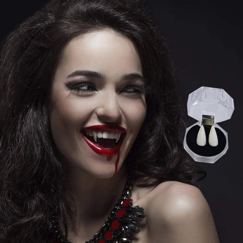 1 Pair Vampire Teeth Fangs Halloween Party Masquerade Vampir