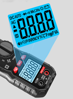 Digital Clamp Meter AC DC Current Voltage Multimeter Pinza A