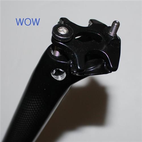 新款碳纤维公路山地车折叠自行车坐管铝头后飘34.9-450MM坐杆座管