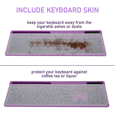 Wireless Keyboard and Mouse Combo 2.4 GHz Keyboard and Mouse