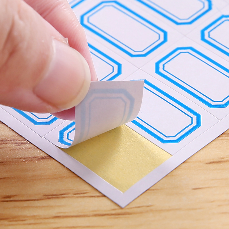 标签贴纸自粘不干胶便签粘小标签纸标商品价格手写名字防水记号纸