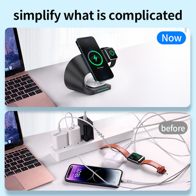 好货REMAX Magnetic Wireless Charger Stand 15W Induction Univ