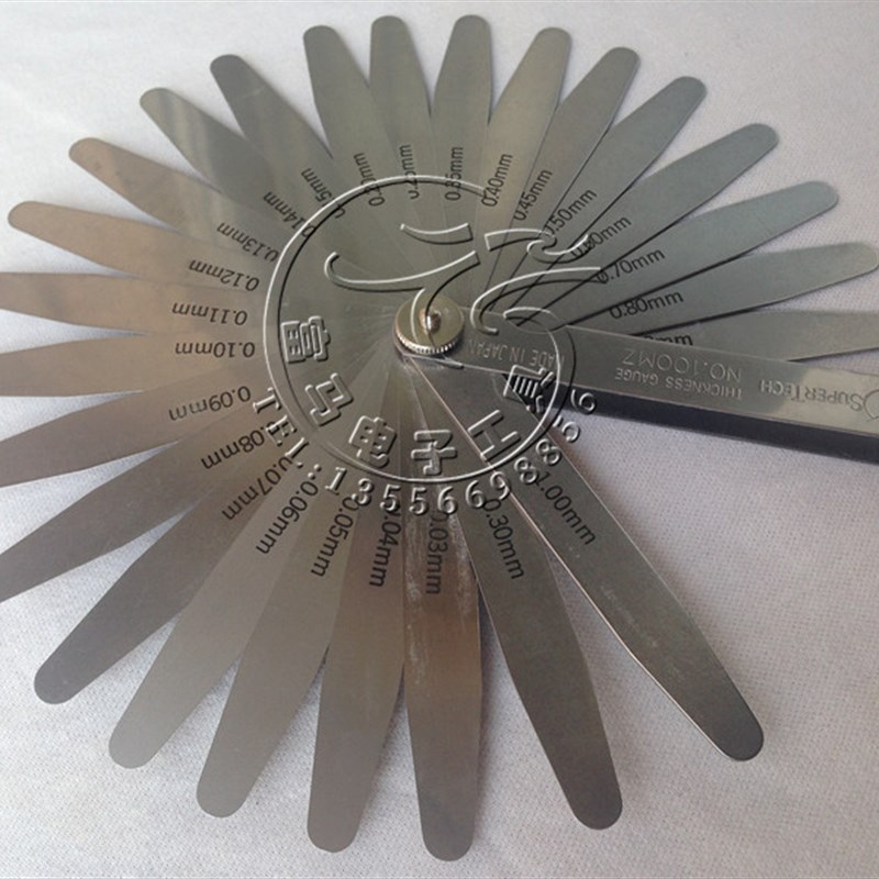 原装日本进口0.03-1MM塞尺supertech25片装厚簿规100MZ间隙片塞规