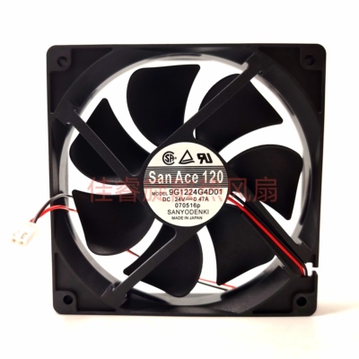 三洋全新9G1224G4D01 24V 0.47A 12CM 12025变频器散热风机风扇