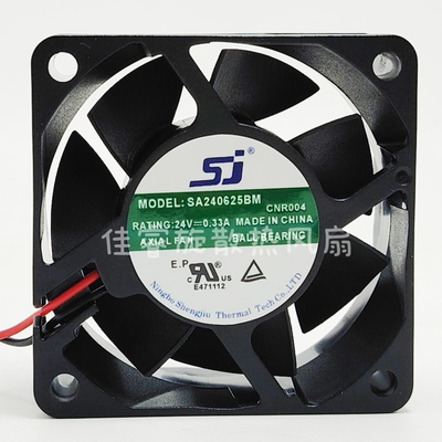 全新SA240625BM 24V 0.33A 6CM双滚珠变频器散热风扇