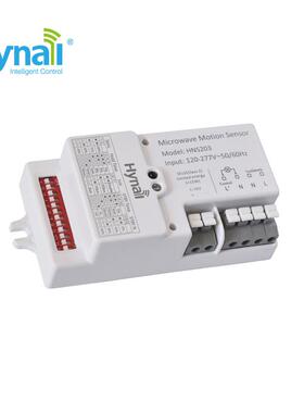 120-277VAC输入一体式1-10v调光器雷达感应开关调光开关