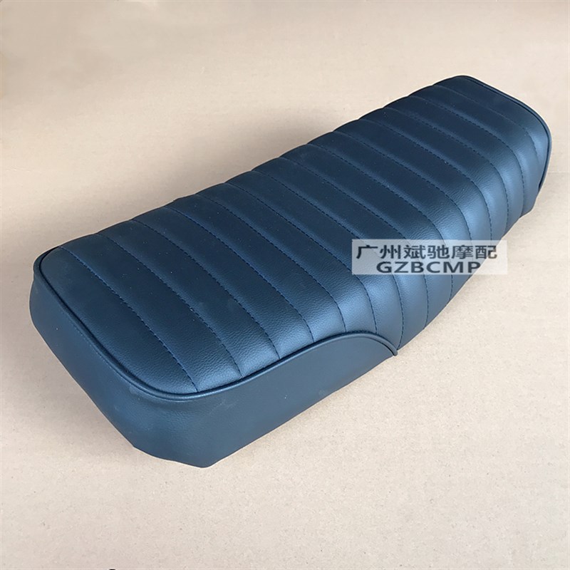 摩托车坐垫适用于GN125复古改装座垫 53cm短款座垫仿皮 座包配件