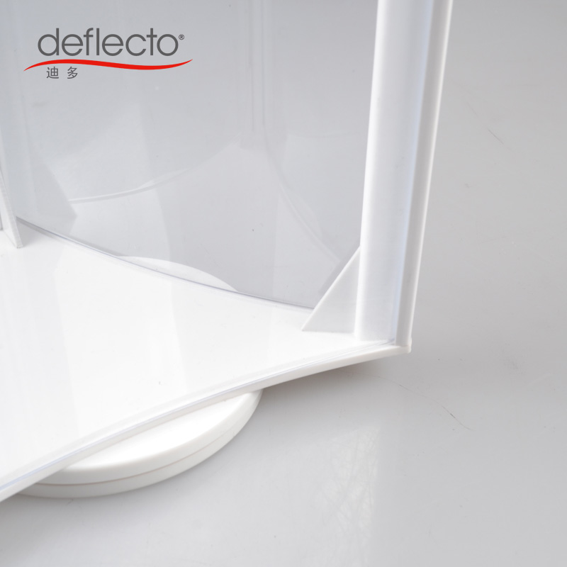 A4亚克力三面旋转酒水牌A5透明台卡价格广告立牌桌面展示牌a6菜单