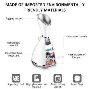 Nano Ionic Deep Cleaning Facial Cleaner Facial Hot  Steamer