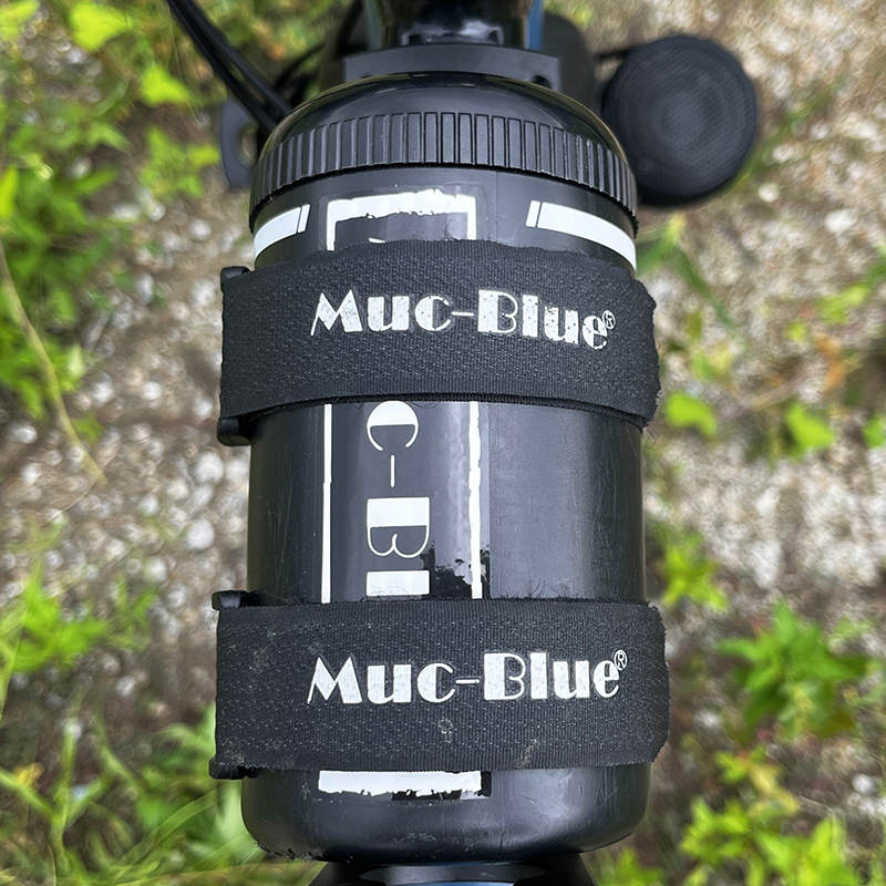 Muc-Blue工具罐固定支架公路车前叉水壶架绑带收纳自行车载物支架