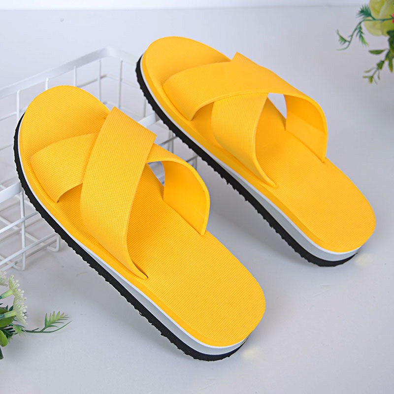 晶安夏季拖鞋男士拖鞋厚底防滑室内泡沫底沙滩拖鞋硬底凉拖鞋夏天