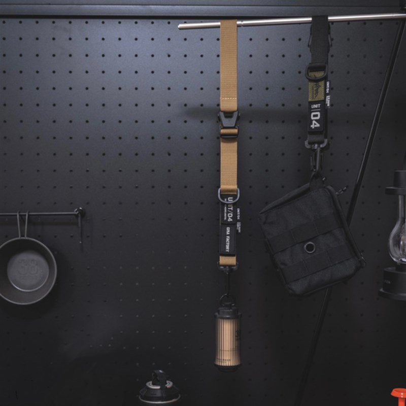 UNIT/04 战术黑化风 Helinox收纳包水壶gz灯织带多功能可调节挂扣