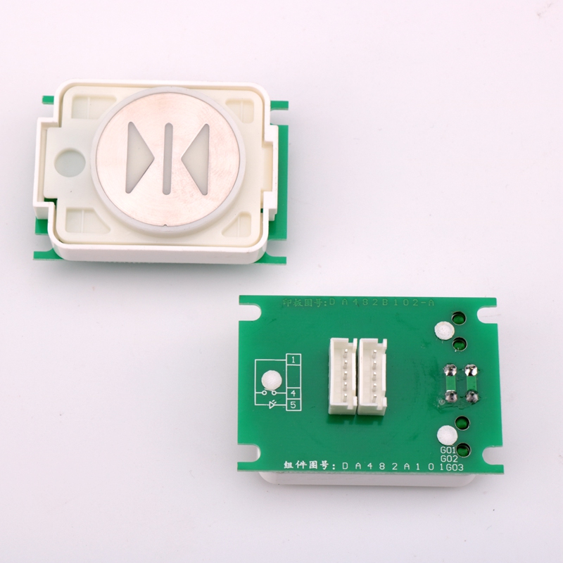 电梯配件适用三菱电梯按钮DA482 A101G0123 B102-A按键MTD482字片