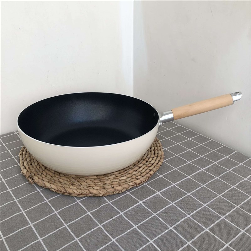 好货【厨房套件】日式奶锅炒锅不粘锅汤锅家庭锅具套装电磁炉燃气