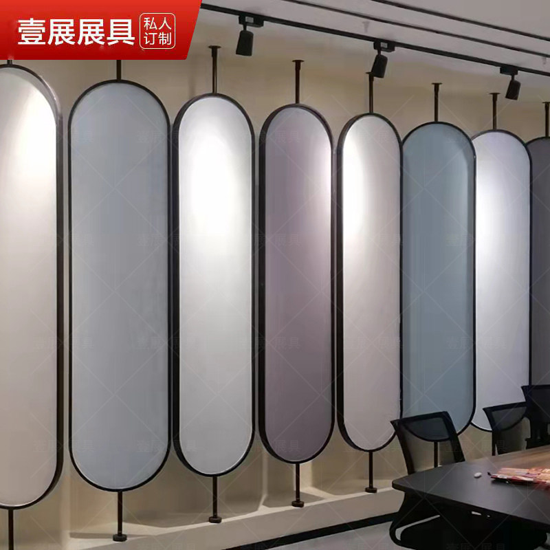 好货涂料艺术漆样品展示架瓷砖木地板旋转展架墙布地毯墙纸样品架