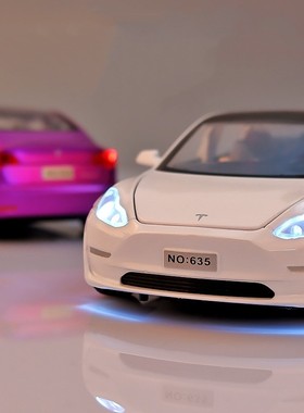 New 1/32 Tesla Model3 Alloy Car Model Diecasts Electric New