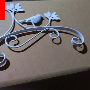 欧式铁艺灯笼支架挂钩墙壁鸟笼时钟挂架红灯笼挂架悬挂红灯笼支架