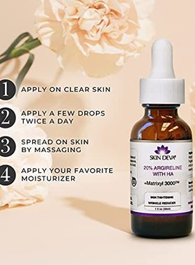 SKIN DEVA 20% Argireline Serum with Matrixyl 3000 Pure Hyalu