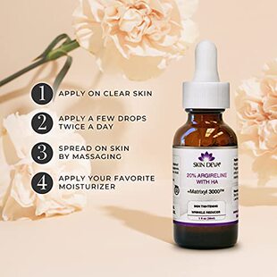 SKIN DEVA 20% Argireline Serum with Matrixyl 3000 Pure Hyalu