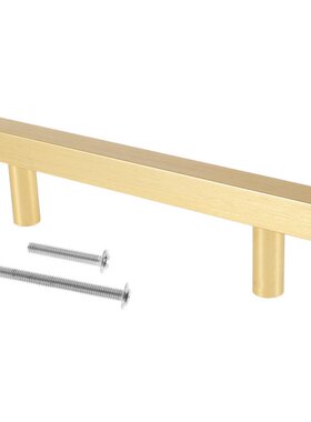 好货Modern Alloy Black Cabinet Handle Square Furniture T Har