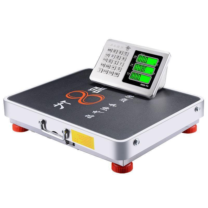 大红色鹰无线电子秤商用台秤150kg充电电子台秤600kg小型磅秤分离