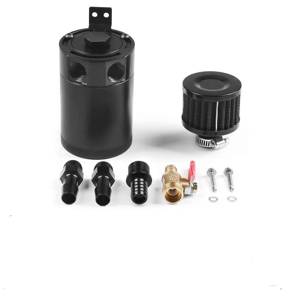 汽车改装 通用二孔机油透气壶 带呼吸空气滤芯器钢柸铝油气分离器,农机/农具/农膜,播种栽苗器/地膜机,淘宝优惠券,粉丝福利购,淘宝优惠卷