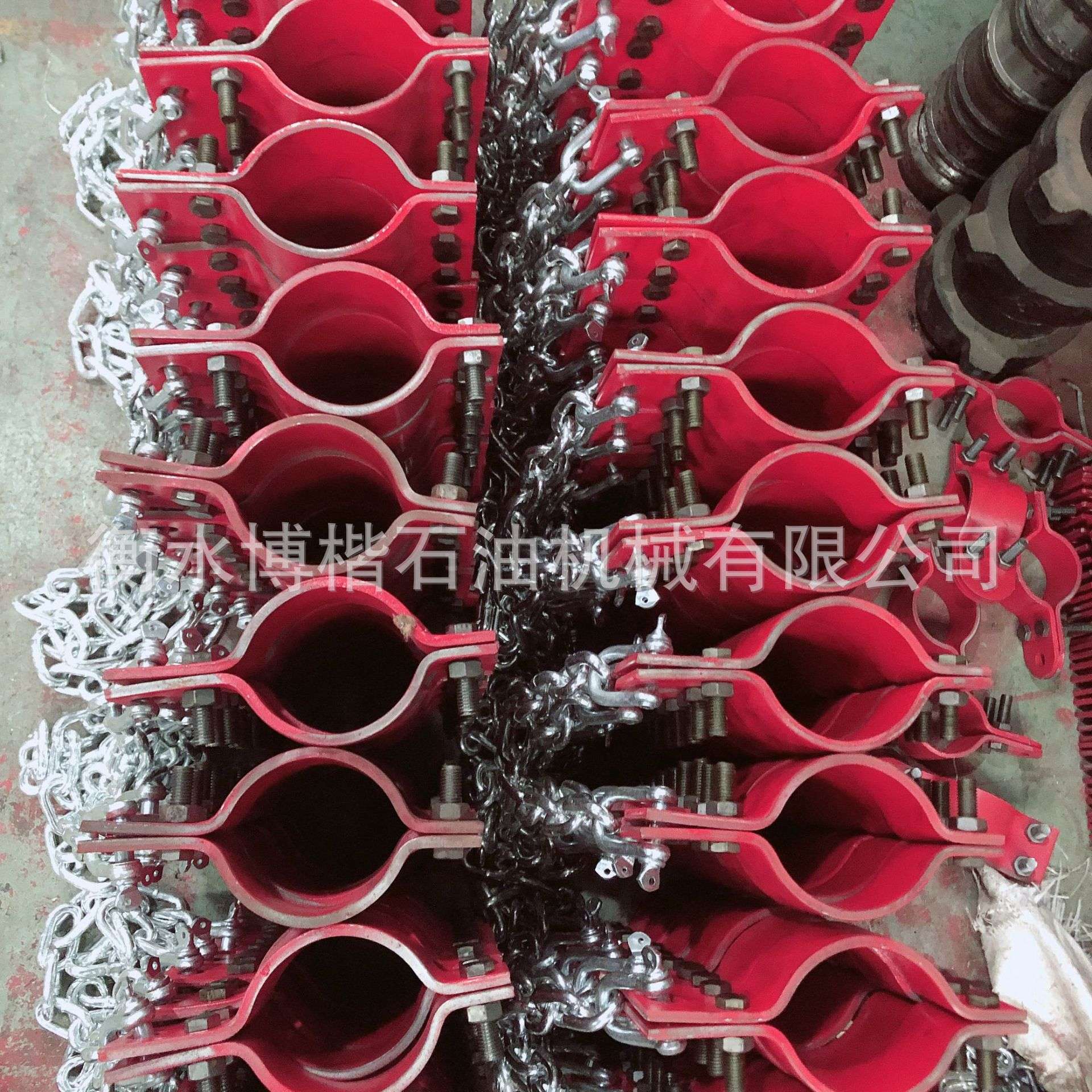 厂家优惠 2-8寸胶管安全链 管卡 高压胶管管卡 石油管线安全链