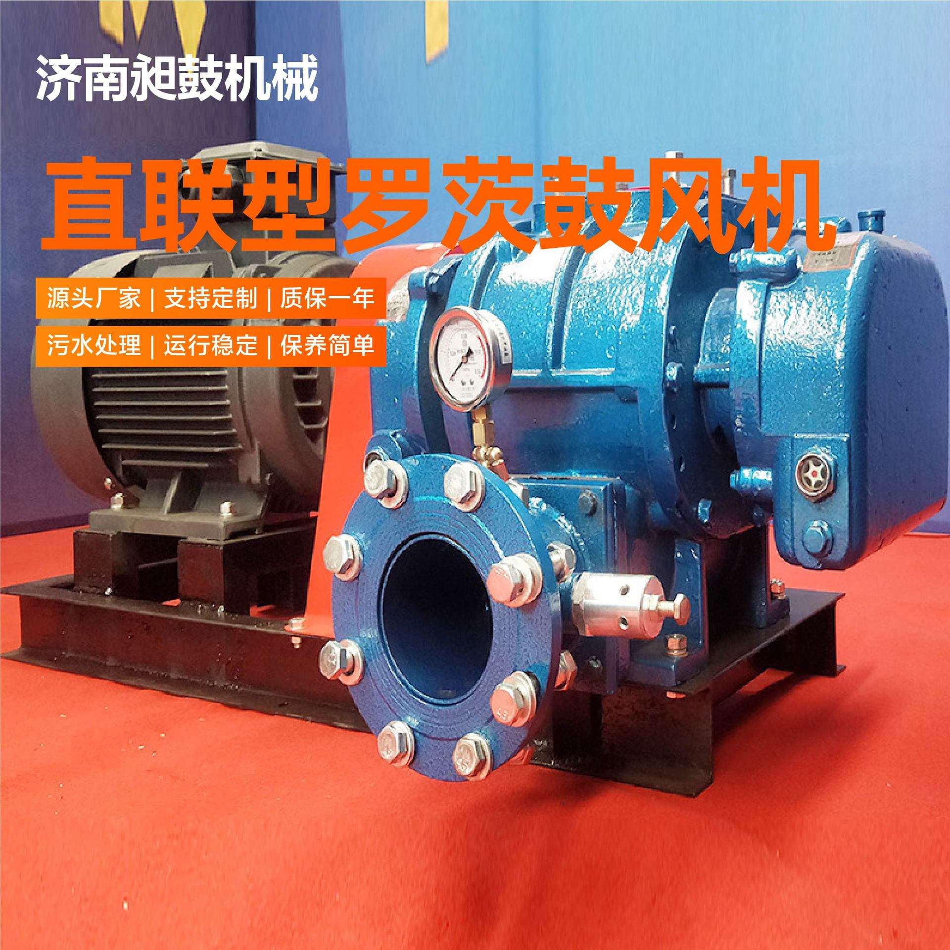 直联型罗茨风机污水处理低噪音防爆工业鼓风机直联型罗茨风机