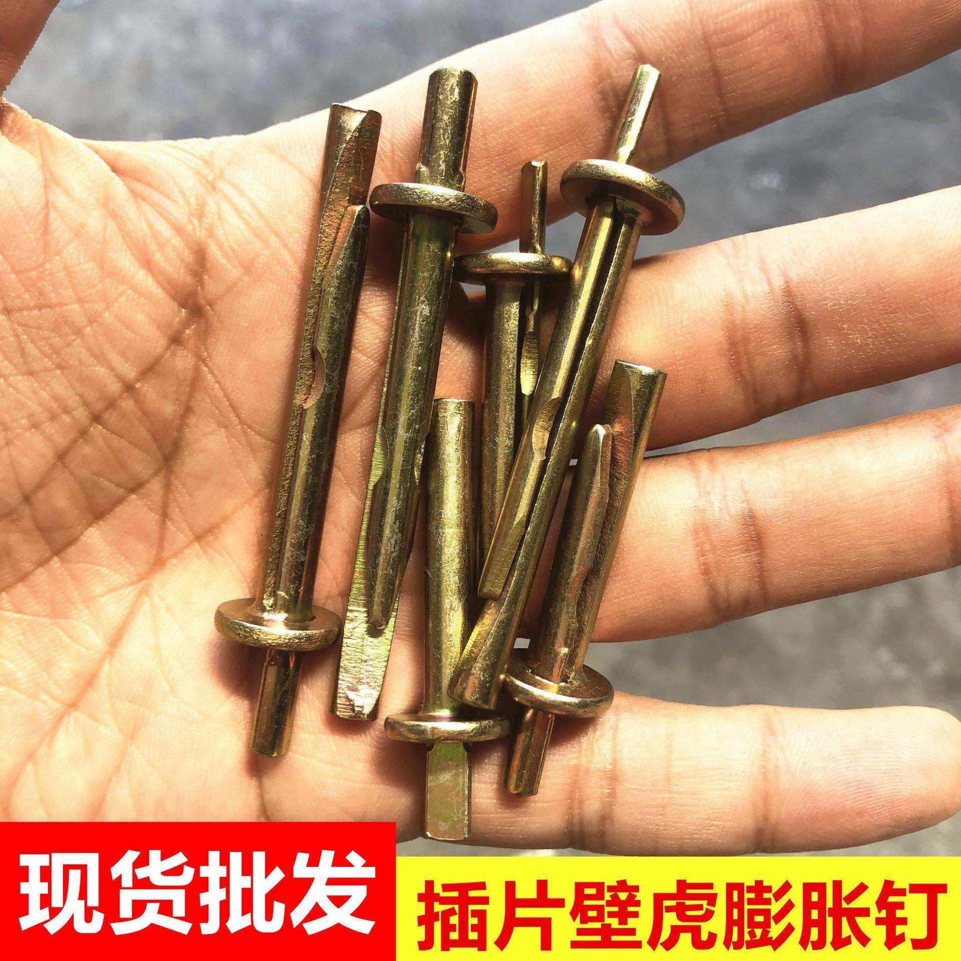 锤击膨胀钉插片壁虎膨胀钉敲击钉二片式快速打入钉镀锌膨胀壁虎M6,农机/农具/农膜,播种栽苗器/地膜机,淘宝优惠券,粉丝福利购,淘宝优惠卷