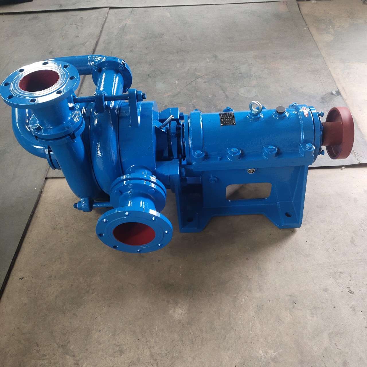 压滤机专用入料泵配件100ZJE泥浆泵高铬渣浆泵卧式泵污水杂质泵