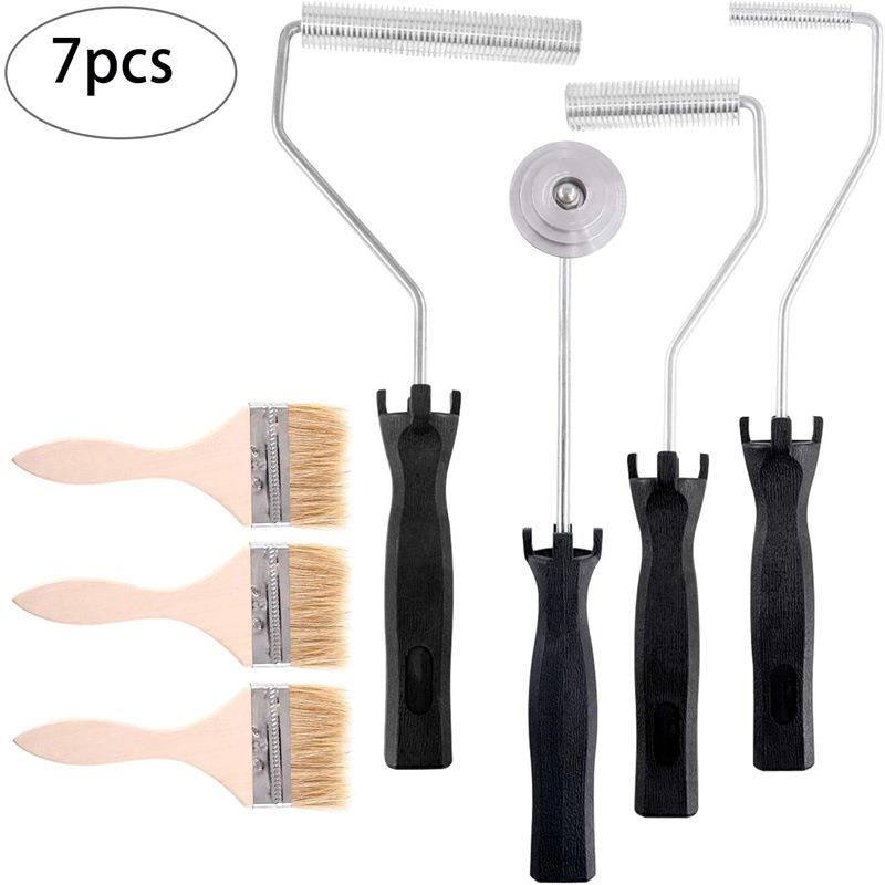 FRP玻璃钢手糊工具现货消泡滚 4件套装