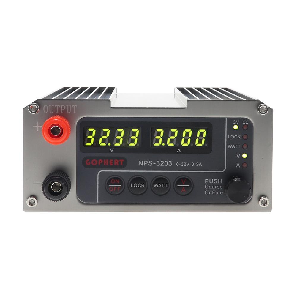 GOPHERT格辉直流稳压电源NPS-3203可调节32v3a小体积轻便开关电源