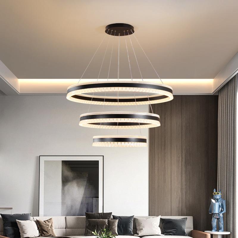 客厅吊灯北欧轻奢设计师新款别墅室内吊线灯设计师新款家用护眼灯