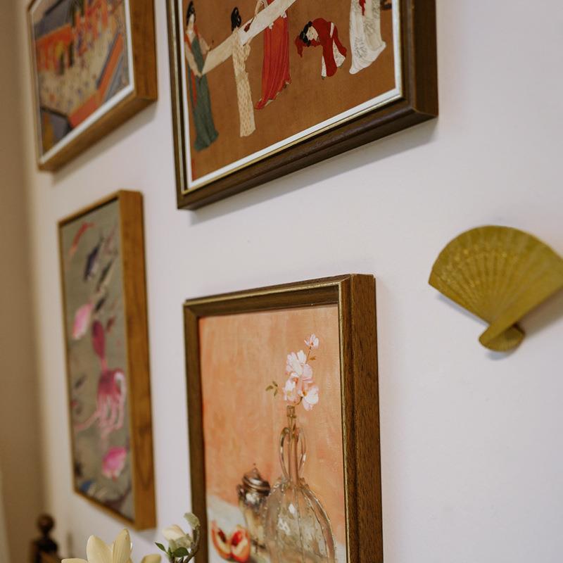 GZ6M复古新中式艺术挂画红楼梦古典装饰画客厅餐厅中古壁画