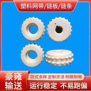 21齿双排链轮5935网带配套链轮MC尼龙自润滑齿轮含油链轮传动齿轮