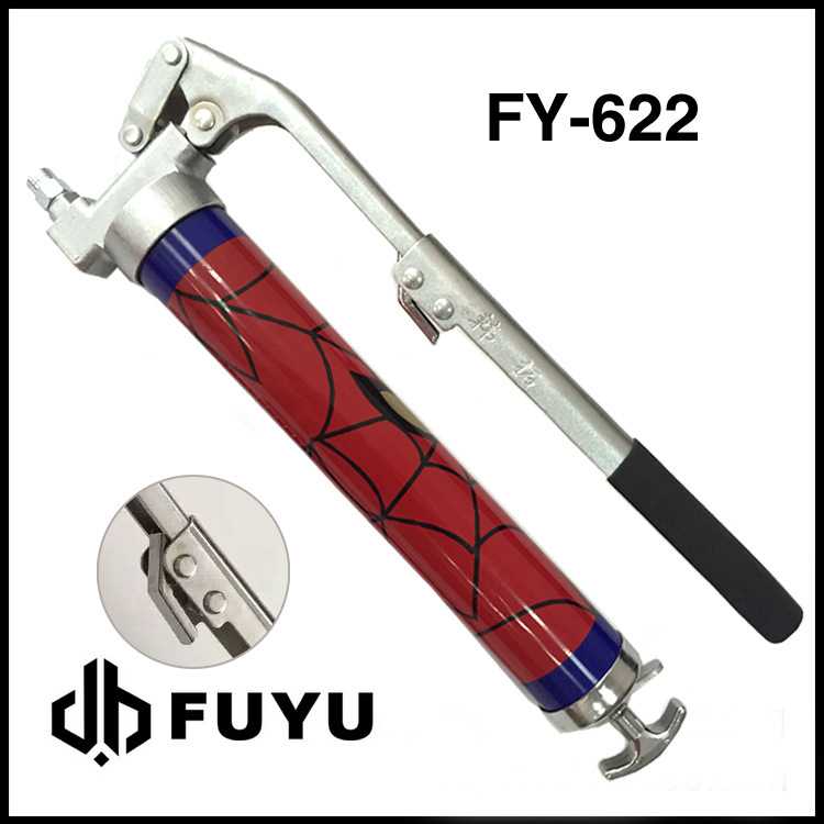 HANTUO/韩拓黄油枪蜘蛛侠手动重型可伸缩600cc高压注油枪HT-622