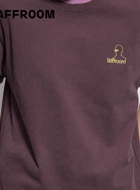 STAFFROOM 胸前刺绣Logo 磨毛T恤