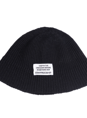 STAFFROOM 简约织标渔夫帽