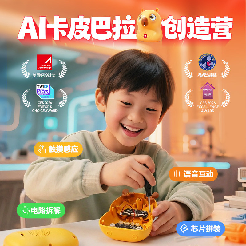 学而思网校 AI卡皮巴拉创造营 动手能力课大科学互动课程L0-L5KC