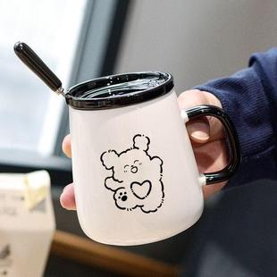 变色杯子diy定制照片情侣个性礼物马克加热遇水显图陶瓷杯带盖勺